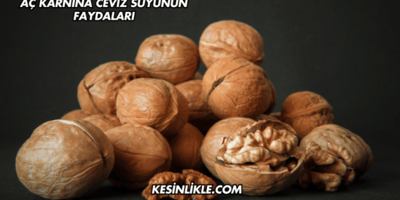 Aç Karnına Ceviz Suyunun Faydaları
