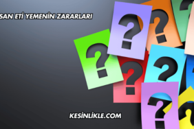 İnsan Eti Yemenin Zararları