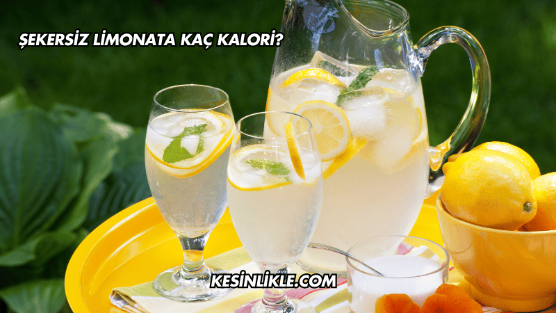 Şekersiz Limonata Kaç Kalori?
