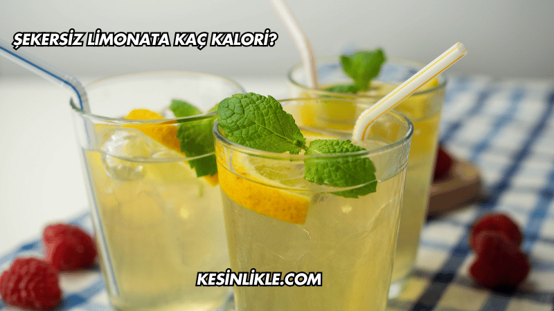 Şekersiz Limonata Kaç Kalori?