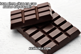 Ülker Bitter Çikolata %80 Kakao Kaç Kalori?