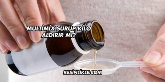 Multimix Şurup Kilo Aldırır mı?