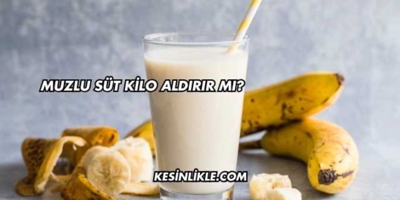Muzlu Süt Kilo Aldırır mı?
