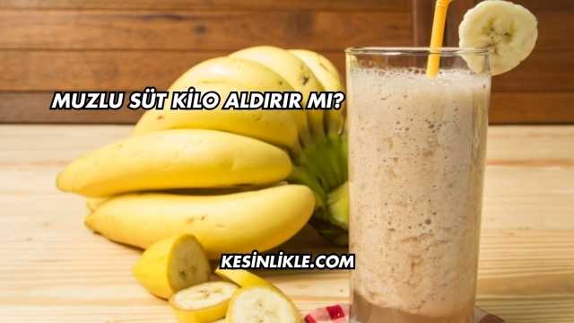 Muzlu Süt Kilo Aldırır mı?