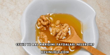 Ceviz ve Bal Karışımı Faydaları Nelerdir?