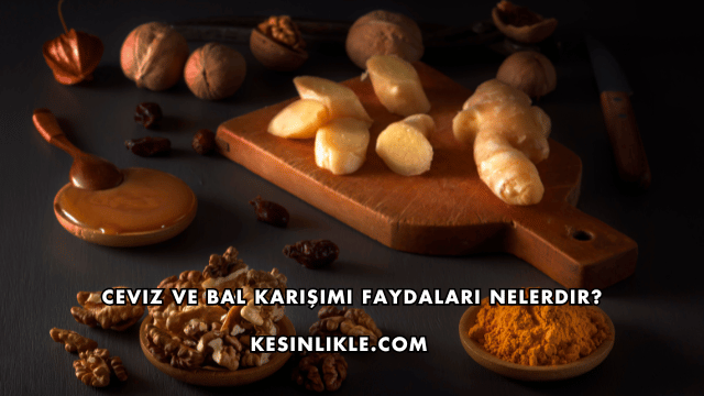 Ceviz ve Bal Karışımı Faydaları Nelerdir?
