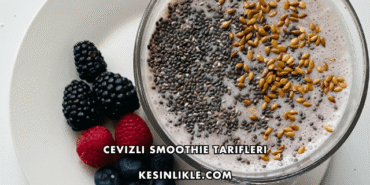 Cevizli Smoothie Tarifleri