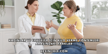 Kadınlar ve Erkekler İçin Kilo Verme Yöntemleri Arasındaki Farklar